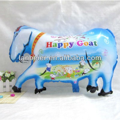 CE proved goat shape cartoon foil balloon