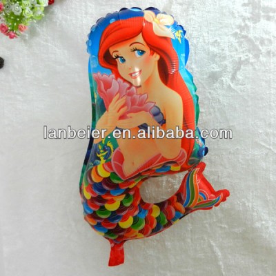 CE approved Mermaid shape cartoon balloons