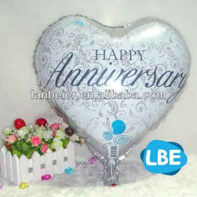 18 inch heart shape foil balloon for anniversary gifts