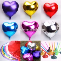 guangzhou foil stick clear helium balloon