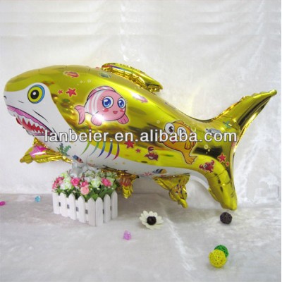 Factory outlet wholesale non latex shark balloons decoration