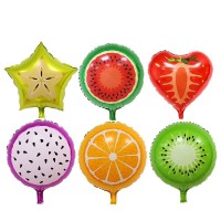 Wholesale Customized Party Supplies Fruit Shaped Aluminum Foil Balloons